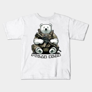 Tactical Polar Bear Kids T-Shirt